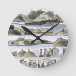 Horloge Ronde Les collines remarquables sur le Missouri