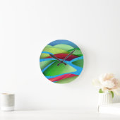 Horloge Ronde Les Collines Sur La Glace (Maison)