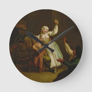 Horloge Ronde Les couples heureux