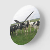 Horloge Ronde Les Cows de Delightful ! (Angle)