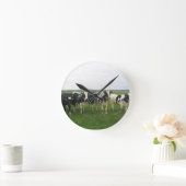 Horloge Ronde Les Cows de Delightful ! (Maison)