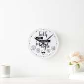 Horloge Ronde Les dents sont toujours dans le style (Maison)