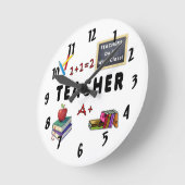 Horloge Ronde Les Enseignants Ont Une Classe (Angle)