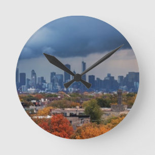 Horloge Ronde Les Etats-Unis, l'Illinois, Chicago, paysage