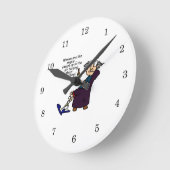 Horloge Ronde Les Femmes Sont Comme Des Anges (Angle)