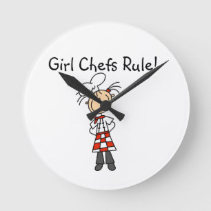 Horloge Ronde Les filles chefs règnent
