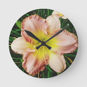 Horloge Ronde Les fleurs du printemps