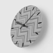 Horloge Ronde Les Grands Stripes (Angle)