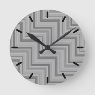 Horloge Ronde Les Grands Stripes