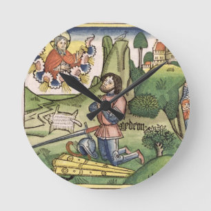 Horloge Ronde Les juges 6 36 Gideon éteint l'ouatine, du '