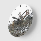 Horloge Ronde Les monstres (Angle)