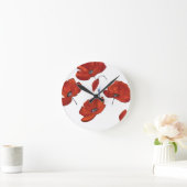 Horloge Ronde Les pavots (Maison)
