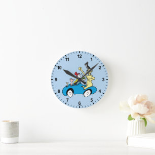 Horloge Ronde Les personnages de Dr. Seuss Les œufs verts et le 