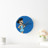 Horloge Ronde Les Pierrafeu | Betty Rubble (Maison)
