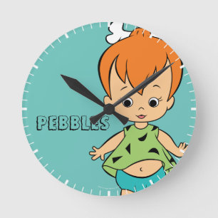 Horloge Ronde Les Pierrafeu Pierre de caillou