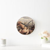 Horloge Ronde Les Pigs (Maison)