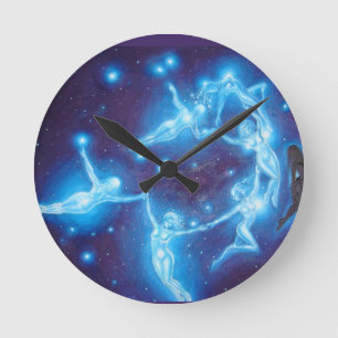 Horloge Ronde Les pléiades