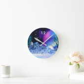 Horloge Ronde Les points forts de l'hiver (Maison)