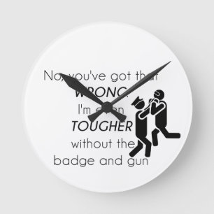 Horloge Ronde Les poisons de Joke