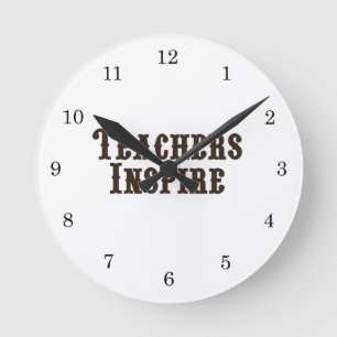 Horloge Ronde Les professeurs inspirent