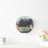 Horloge Ronde Les routes, Ste.Hélène, gravée par Robert Havell ( (Maison)