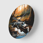 Horloge Ronde Les Swamps (Angle)