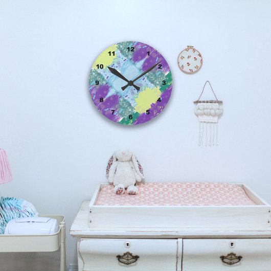 Horloge Ronde Les Tons Gratuits Pastel