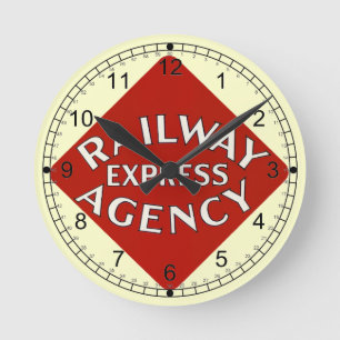 Horloge Ronde Les trains peuvent envoyer vos sacs en avant par