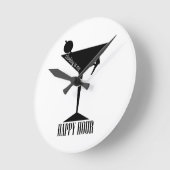 Horloge Ronde L'Escalade Est Mon Heureuse Heure (Angle)