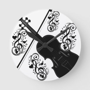 Horloge Ronde Let's Play,Violin_