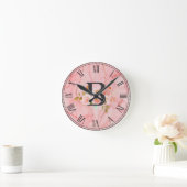 Horloge Ronde Lettre B (Maison)