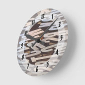 Horloge Ronde Lettres de saisie (Angle)