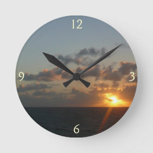 Horloge Ronde Lever du soleil sur San Juan I Porto Rico