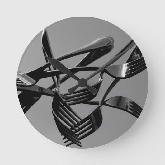 Horloge Ronde Lévitation de fourchette (Recto)