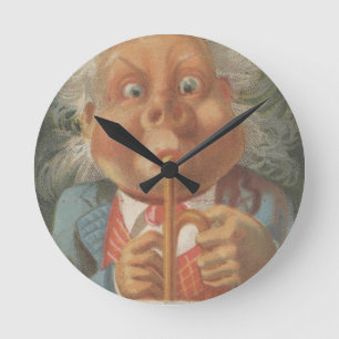 Horloge Ronde Lewis et Cie. affinent des éphémères d'épiceries