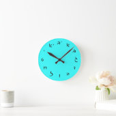 Horloge Ronde Lexique de Hebrew (Maison)