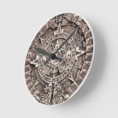 Horloge Ronde L'extrémité maya du calendrier 2012 du monde (Angle)