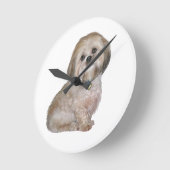 Horloge Ronde Lhasa Apso (A) (Angle)