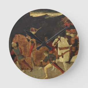 Horloge Ronde L'histoire d'Alatiel, à cheval et chez un Banque