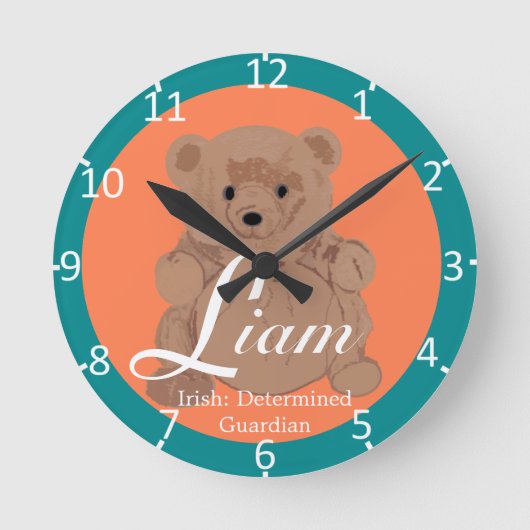 Horloge Ronde Liam bicolore (Recto)