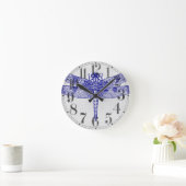 Horloge Ronde Libellule (Maison)
