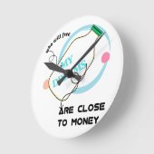 Horloge Ronde Libérer mes rêves (Angle)