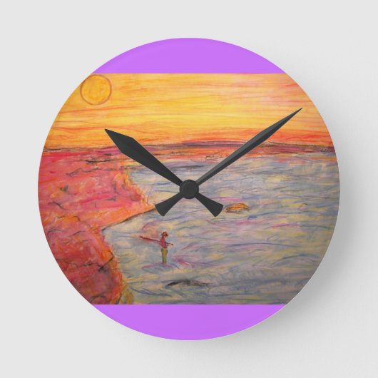 Horloge Ronde lier un sur (Recto)