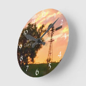 Horloge Ronde Life on Our Farm Wall Clock (Angle)