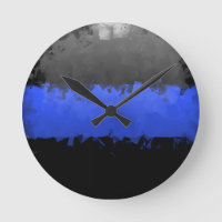Ligne bleue mince
