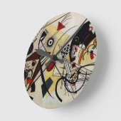 Horloge Ronde Ligne ininterrompue Kandinsky Transverse (Angle)