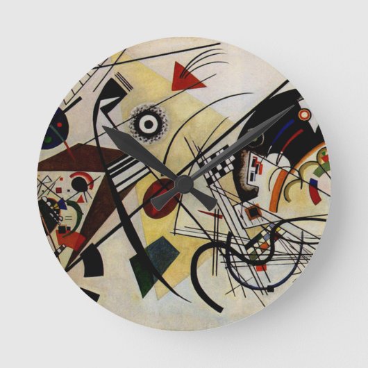 Horloge Ronde Ligne ininterrompue Kandinsky Transverse (Recto)