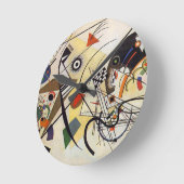 Horloge Ronde Ligne transverse (Angle)