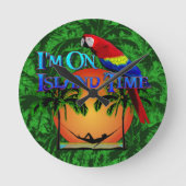 Horloge Ronde L'Île À Hammock (Recto)