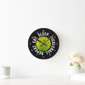 Horloge Ronde 😍 Lime Pickleball   (Maison)